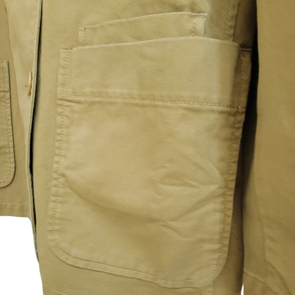 MADEWELL Crossover Blazer (Re)generative Chino Dark Khaki Womens XL Minimalist - Picture 9 of 14